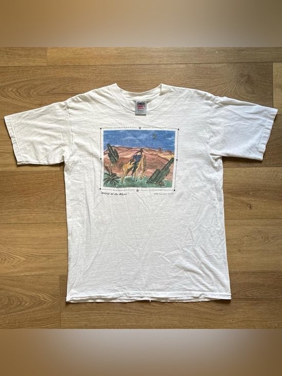 Other - 1989 Stefan Georg Western Art Tee ‘Asleep at the wheel’ 
drinking tshirt